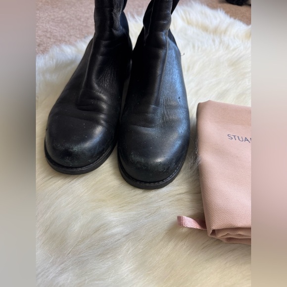 Stuart Weitzman Over the Knee Boots 5050 Bold Leather - Picture 5 of 7